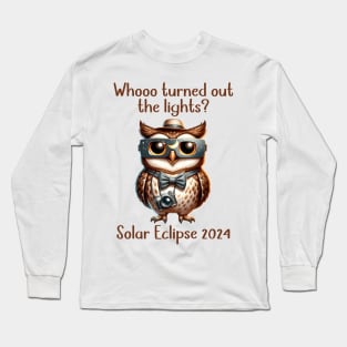 Eclipse Shirt 2024 Eclipse Tshirt Total Solar Eclipse Shirt April 8 2024 Tee Eclipse 2024 Funny Astronomy Gift Solar Eclipse Sun Moon Shirt Long Sleeve T-Shirt